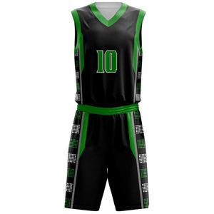 Uniforme de basket-ball de qualité supérieure, nouveau design, toutes les tailles et couleurs disponibles, motif uni, logo personnalisé, uniforme de basket-ball à vendre - Product Image 5