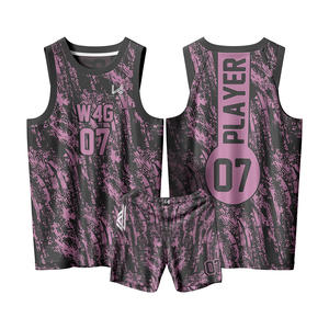 Ensemble de maillot de basket-ball réversible personnalisé pour hommes adultes, imprimé, sans manches, respirant, séchage rapide, évacuation de l'humidité, nouveaux designs personnalisés - Product Image 6