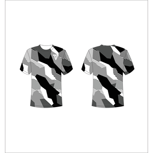 Camiseta Personalizada con Estampado Completo para Hombre, Camiseta con Diseño Gráfico de Camuflaje Geométrico, Trackstar OEM, Marca Privada TSI-G05-P0533 - Product Image 1