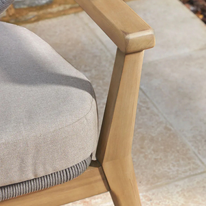 Ngoài trời Vườn Sofa Bộ Gỗ Tếch phòng chờ đồ nội thất chất lượng tốt nhất-ELS - Product Image 3