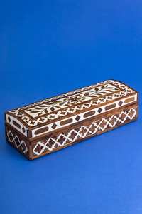 Cajas de joyería con incrustaciones de hueso, organizador de mesa clásico, muebles con incrustaciones de hueso - Product Image 6