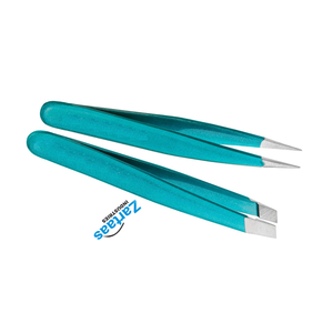 สแตนเลสมาเจสติกเทอร์ควอยซ์ไมโครมินิแหนบชุดเครื่องมือความงามผู้ผลิตและส่งออก - Product Image 3