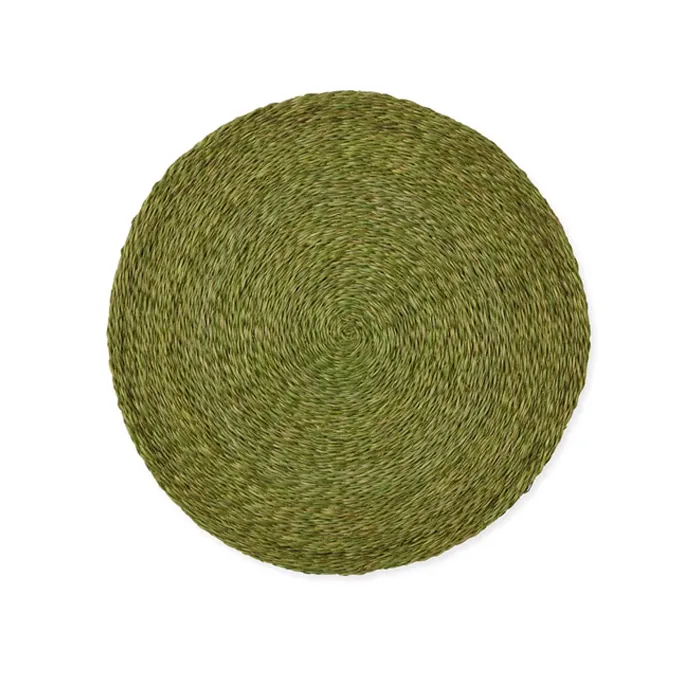 Natural Seagrass Placemats Woven Round Placemats Rattan Table Mats For Dinning Table Export From Bangladesh