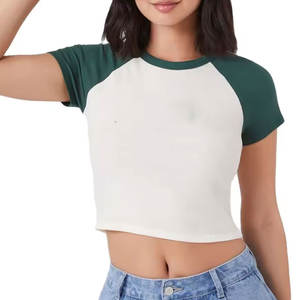 2025 Top corto de gimnasio de alta calidad para mujer 2 en 1 para correr y Yoga, camiseta de manga corta para Fitness, sujetador integrado, diseño de malla, camiseta de entrenamiento - Product Image 1