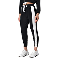 Ensemble de survêtement d'hiver en nylon pour femme, deux pièces, coupe-vent taille haute, pantalon de jogging, manches longues, imperméable, respirant, style streetwear