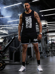 Offre Spéciale coton sport musculation hommes gym stringer hommes débardeur avec personnalisation complète du design et du tissu - Product Image 6