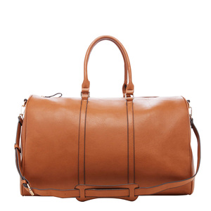 Unisex OEM Custom Weekender Duffel Bag Genuine Leather Large Capacity <b>Travel</b> Bag Portable Zipper Design Daily <b>Travel</b> Essentials - Product Image 4