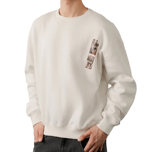 Camisetas Extra Grandes de Alta Calidad, Sudadera de Poliéster para Sublimación, 100% Poliéster de Felpa, Sudaderas con Cuello Redondo para Adultos y Niños - Product Image 3