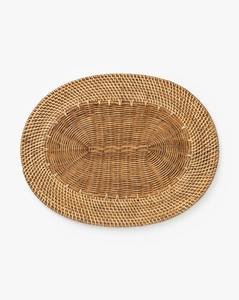 Mantel individual ovalado de ratán con estilo, productos ecológicos hechos en Vietnam, decoración de mesa, mantel tejido, venta al por mayor, Moderno - Product Image 1