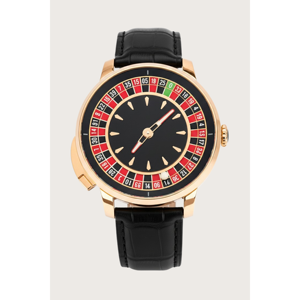 Montre automatique pour homme en or rose, série Casino, cadran ovale Roulette, boîtier tonneau de luxe 47 mm, fonction lumineuse, montre-bracelet sportive - Product Image 6