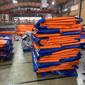 Bạt PE xanh/cam có khả năng chống thấm lâu dài. Chống nắng lâu dài - Product Image 2