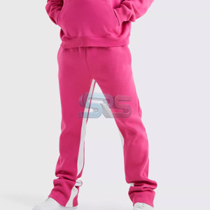 Ensemble de survêtements sur mesure pour hommes vêtements de jogging en coton mélangé à manches longues tenue deux pièces Collection de mode d'hiver OEM - Product Image 5