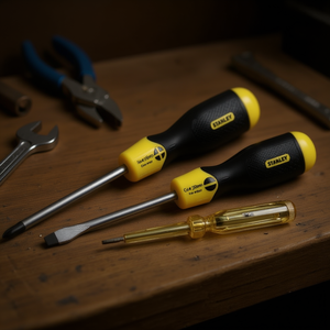 Ensemble de 2 tournevis à poignée ergonomique et détecteur de phase Stanley, produit de haute qualité - Product Image 3