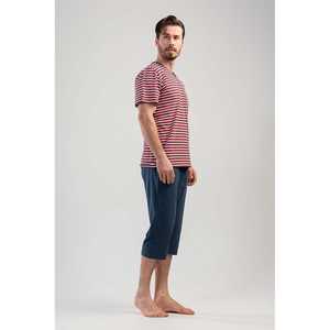 Ensemble Capri à manches courtes et col en V pour homme avec poches, collection de vêtements débardeur - Product Image 2