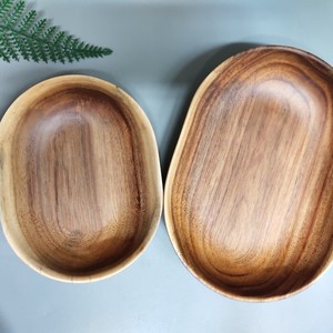 Vitrapro Bols en Acacia Naturel Personnalisés Écologiques Design Minimaliste Origine Hanoï - Pour Servir des Salades Utilisation à Domicile Restaurant Hôtel - Product Image 2