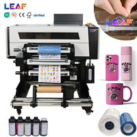 Suplai pabrik daun otomatis A3 A4 Flatbed UV Printer Inkjet TX800 3 kepala cetak Kondisi Baru penggunaan rumah pigmen stiker UV DTF