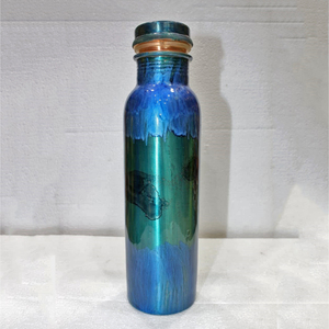 Thermos <b>for</b> <b>Kid</b> <b>School</b> Gym High Quality Copper <b>Water</b> <b>Bottle</b> Eco Friendly Outdoor Sport Vacuum Flask Copper White Floral Enamel - Product Image 6