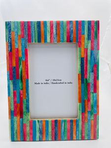 Cadre photo moderne pliable en os, fait main, magnifique, durable, décoratif, avec logo personnalisé, couleur personnalisée pour mur, vente chaude - Product Image 2