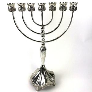 Portavelas de Menorah de decoración de buena venta para decoración de Navidad, portavelas de boda de Metal disponible, decoración de cena y comedor - Product Image 2