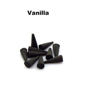 Cônes d'encens à la vanille naturelle Fourniture en gros de cônes d'encens de meilleure marque (noir) - Product Image 1