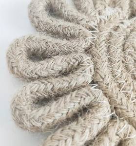 Nouveau design napperon fait main bohême rond tissé naturel jute sous-verre tapis de tasse - Product Image 5