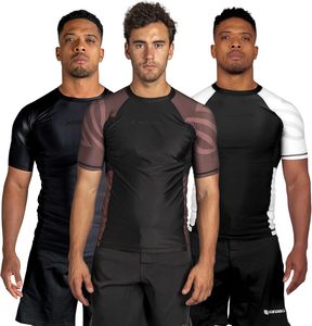 Mallas de gimnasio para hombre, mallas Rashguard, conjunto de traje de compresión, ropa deportiva de 2 piezas para entrenamiento, ropa de artes marciales - Product Image 3