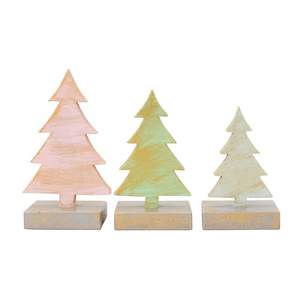 Décoration de Noël pour la maison, décoration de Noël, ornement, arbre de Noël en bois pour la décoration intérieure et extérieure - Product Image 5