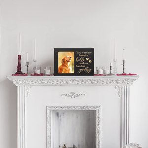 Urne commémorative en bois pour animaux de compagnie avec cadre photo Boîte à souvenirs funéraires pour cendres de chien ou de chat - Product Image 5