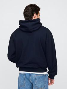 Sudadera con Capucha Unisex de Otoño, Personalizada, Bordada, Transpirable, de Algodón y Felpa Deportiva, Lisa, Informal, de Punto, Holgada - Product Image 6