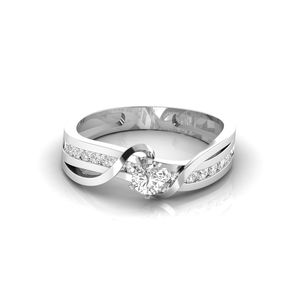 Star DUST 14K 18K เครื่องประดับทองแข็งดี0.56 CT ตัดเพชรโซลิแทร์สว่างแหวนหมั้นเพชรสำหรับปลูกในห้องปฏิบัติการวันเกิดงานแต่งงาน - Product Image 2