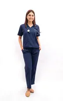 Ensemble d'uniformes de cuisine pour femmes et hommes, haut et pantalon, en tissu poly/coton, taille personnalisée, impression en relief, designs OEM pour hôtel