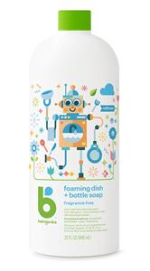 Jabón Espumoso para Platos y Biberones Babyganics, Recarga, 32 Fl oz - Product Image 1