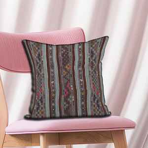 Coussin imprimé floral vintage - Décoration d'intérieur turque rustique, 8"x16" - 20x40 cm - Product Image 1