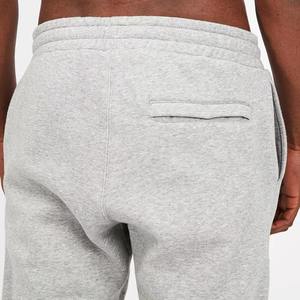 Pantalones de chándal cómodos y cónicos para hombre, pantalón de chándal liso de rizo francés, con Logo personalizado, color gris - Product Image 4