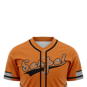 Camisetas de béisbol de punto doble con bordado personalizado Jersey con botón de malla de softbol de EE. UU. con ropa deportiva de sublimación - Product Image 2