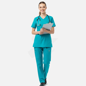 Conjunto de Uniformes Médicos Personalizados para Mujer, Ropa de Trabajo para Hospital, Venta al por Mayor OEM - Product Image 5