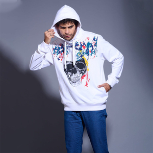 Sweat-shirts à capuche à manches longues pour hommes Leocor Sports, best-sellers, logo personnalisé, 330g, polaire imperméable, impression numérique - Product Image 5