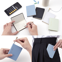 Isshoni de haute qualité. Bloc-notes miniature P4-05, petit carnet de poche pour croquis, carnet promotionnel japonais pour affaires, couverture en PVC, 144 pages