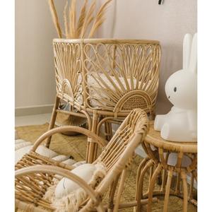 Natural Rattan Kids Rockings <b>Chair</b> Handmade Rattan Kid <b>Chair</b> Nursery Furniture Wicker Baby <b>Chair</b> Eco Friendly For Kid Home Decor - Product Image 5