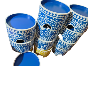 ขาตั้งเค้กงานฝีมือลายใหม่ ประดับมุกเปลือกหอย ขอบลายกระดูก สำหรับตกแต่งงานแต่งงานแบบอิสลาม อุปกรณ์ทำเค้กจากอินเดีย - Product Image 3