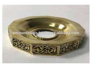 เครื่องบดสมุนไพรแห้งทองเหลืองคุณภาพสูง ดีไซน์ใหม่ หรูหรา พร้อมลายสลักมือลึก - Product Image 3