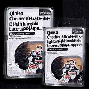 Chaussure de skate Qiniso Checker - Tige en toile légère et respirante à lacets - Product Image 2