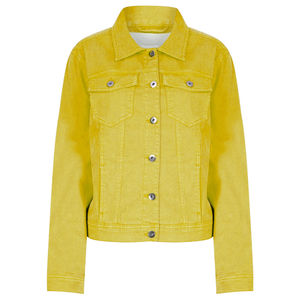 2025 calidad superior al por mayor chaqueta de mezclilla corta de Invierno para mujer a prueba de viento de lana gruesa cálida Casual cuello Botón de moda - Product Image 1