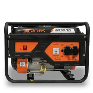 3kw Recoil Start Portable Petrol Gasoline Generator Home Use Gasoline Generator For Electricity Supply