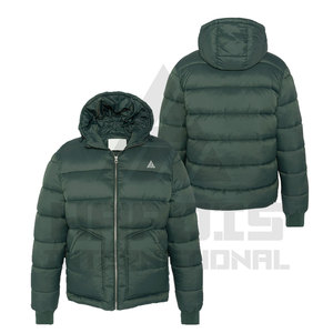 Veste en duvet blanche d'hiver pour hommes personnalisée en gros Veste polaire de haute qualité, style mode, grande taille - Product Image 1