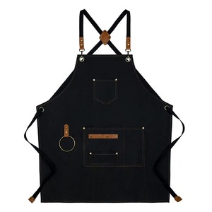 Tabliers de cuisine pour femme, tabliers de serveur personnalisables, tablier en toile pour serveur, tablier de cuisine avec logo personnalisé, tablier de barman - Product Image 6