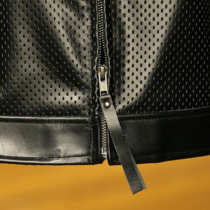 Chaleco de estilo informal de cuero genuino para hombre, novedad de 2025, con cuello en V, ropa exterior transpirable para Chaleco de cuero de invierno - Product Image 6