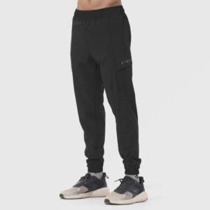Vibra Luxury French Terry Joggers XL Smart Casual High Waist Pants with Pleats <b>Tie</b> Dye Pattern Embroidery Spandex <b>Black</b> Color - Product Image 1