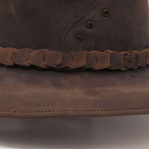 Premium Quality Wholesale Price Leather <b>Hats</b> Top Selling Pakistan Made Durable Hot Sale Leather <b>Hat</b> - Product Image 6
