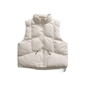 Chaleco Acolchado Sin Mangas para Hombre, Informal, Abrigado para Invierno, con Cuello Grueso, Relleno de Poliéster, Multibolsillos, Logotipo Personalizado, Transpirable - Product Image 6